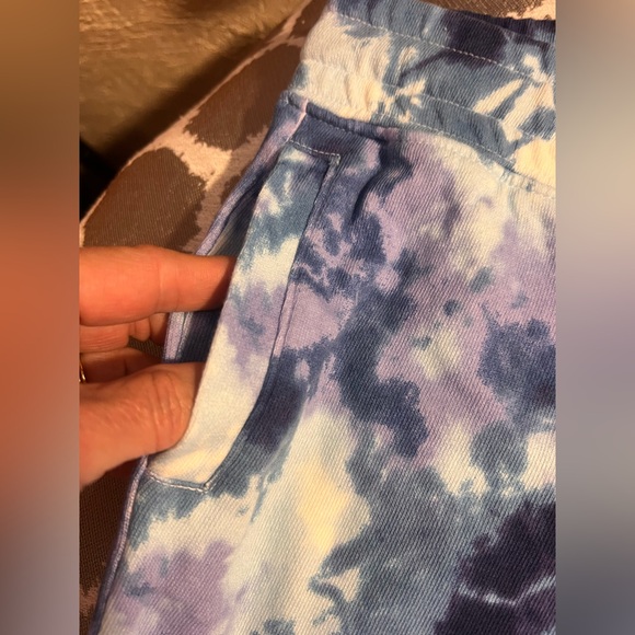 Old Navy Girls LG10/12 Blue and Purple Tie-Dye Joggers NWT back to school summer - Picture 4 of 6